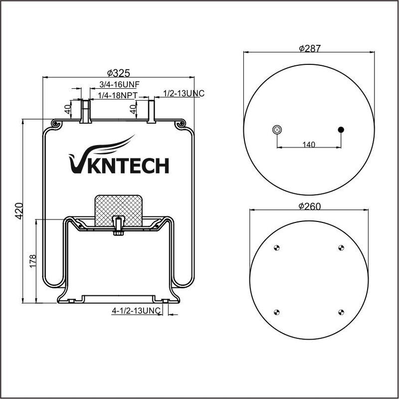 TRAILER AIR SPRING Contitech 4811N03 11 10.5-21 A 313  Firestone W01-358-8792 W01-358-9122 1T19L-11/F-11  Goodyear 1R13-038 1R13-048 1R14-045  Taurus KR622-9122 replaced by VKNTECH 1K9122