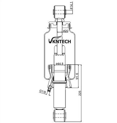 KABINIA AIR SPRING 1076855 20889134 20427897 20721169 20775212 Sachs 895213A Monroe CB0006 Zastąpiony przez VKNTECH 1S5077 WYSOKIE KWALITY KABINIA AIR SPRING